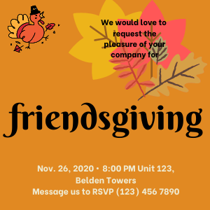 Friendsgiving Party Invite