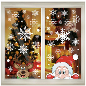 Christmas Decor Window Stickers