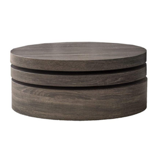 Circle Wood Coffee Table