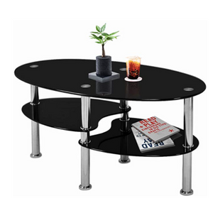 Glass Black Coffee Table